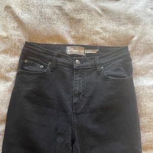 High rise free people black jean